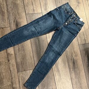 Stylish Blue Denim Jeans size 4 banana republic